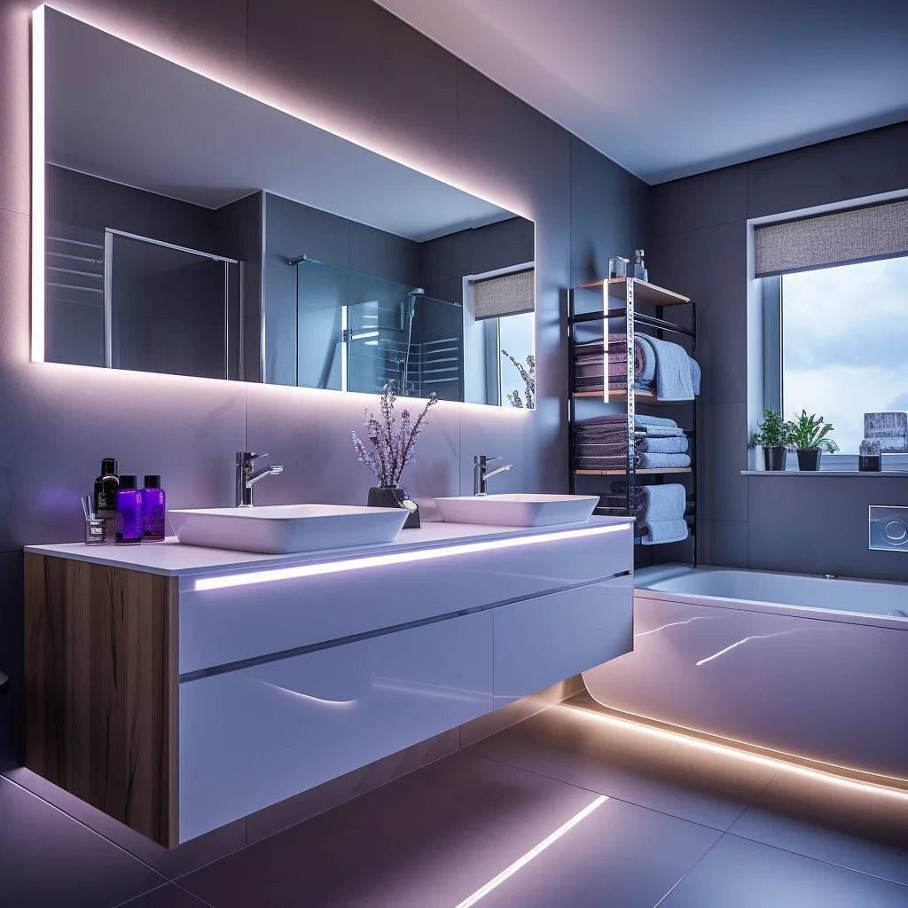 Modern Luxury Bathroom Vanity Double Sink Luxury European Style Wall Hung Bathroom Vanity for Sale - My Store