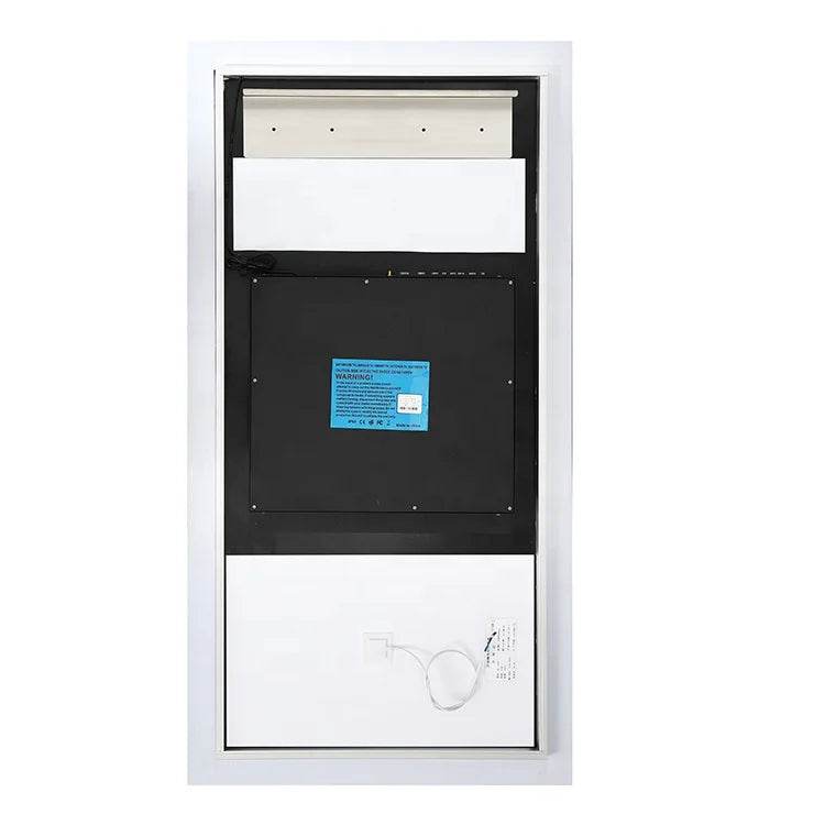 Full Body Mirror With Lights Touch Control Wall Mounted LED Long Length Mirror Backlit Light Vertical for Bathroom - My Store