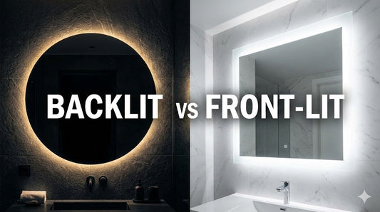 Backlit vs. Front-lit LED Mirrors: Which is Best for Hotel Projects?