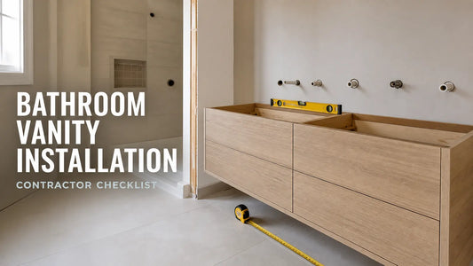Bathroom Vanity Installation Checklist for Contractors and Project Managers