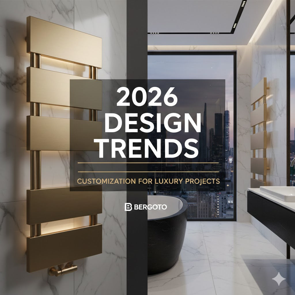 Design Trends 2026: Custom & Luxury Towel Warmers by Bergoto