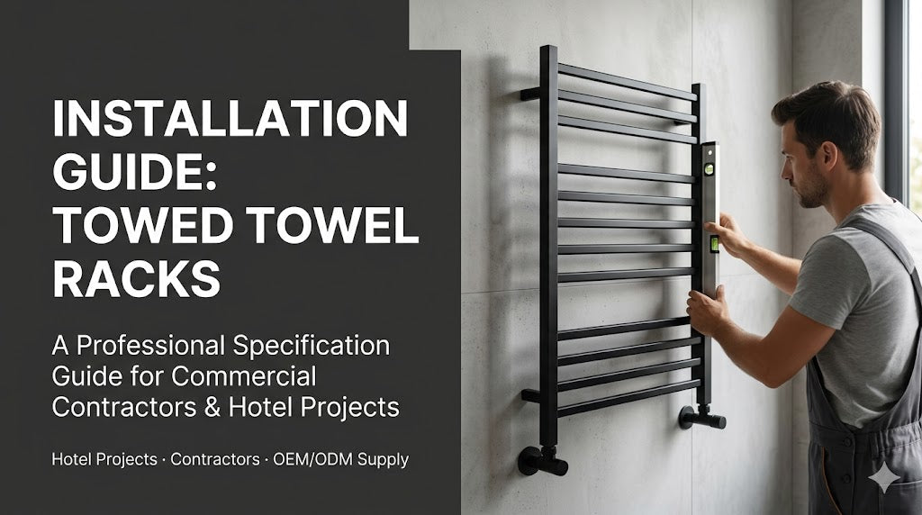 How to Install Heated Towel Racks in Commercial Bathrooms: Contractor Guide