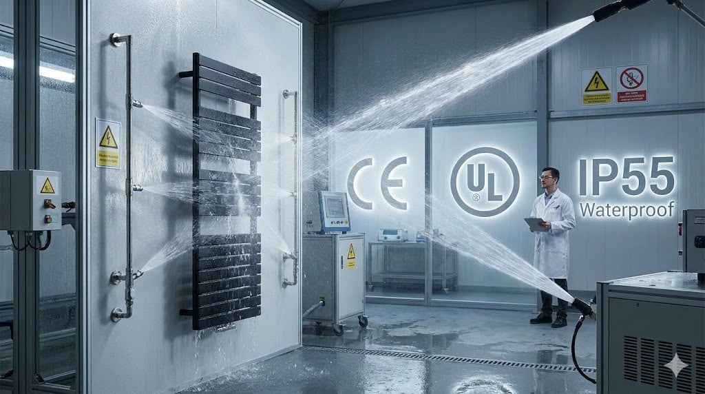 Certified Safety: Bergoto Towel Warmer Quality Standards