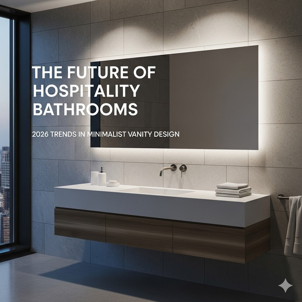The Future of Hospitality Bathrooms: 2026 Vanity Trends | Bergoto