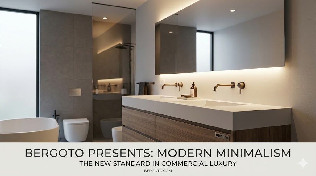 Modern Minimalism: 2026 Hotel Bathroom Vanity Trends | Bergoto