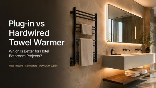 Plug-in vs Hardwired Towel Warmer: Which Is Better for Hotel Bathroom Projects?