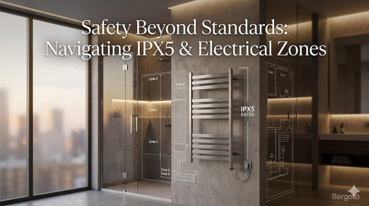 IPX5 Safety & Electrical Zone Compliance for Hotel Towel Rails