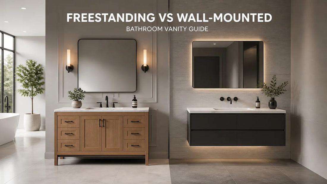 Freestanding vs Wall-Mounted Bathroom Vanity Guide