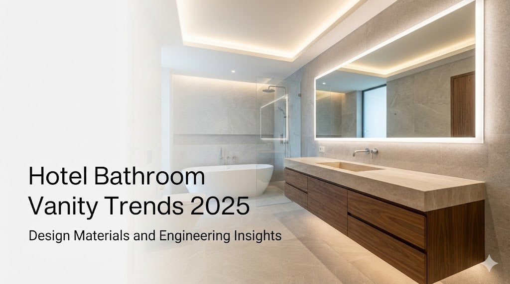 Hotel Bathroom Vanity Trends 2025: Design, Materials, and Engineering Insights
