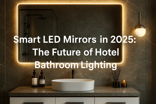 Smart LED Mirrors in 2025: The Future of Hotel Bathroom Lighting
