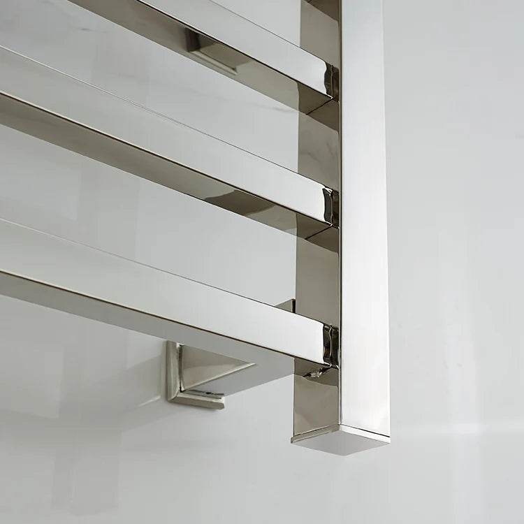 Square bar Polishing Electric Towel Warmer Rack With Timer - My Store