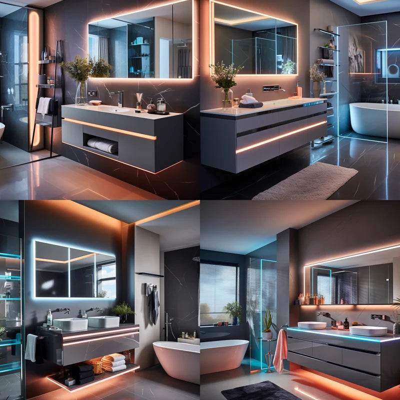 Modern Luxury Bathroom Vanity Double Sink Luxury European Style Wall Hung Bathroom Vanity for Sale - My Store