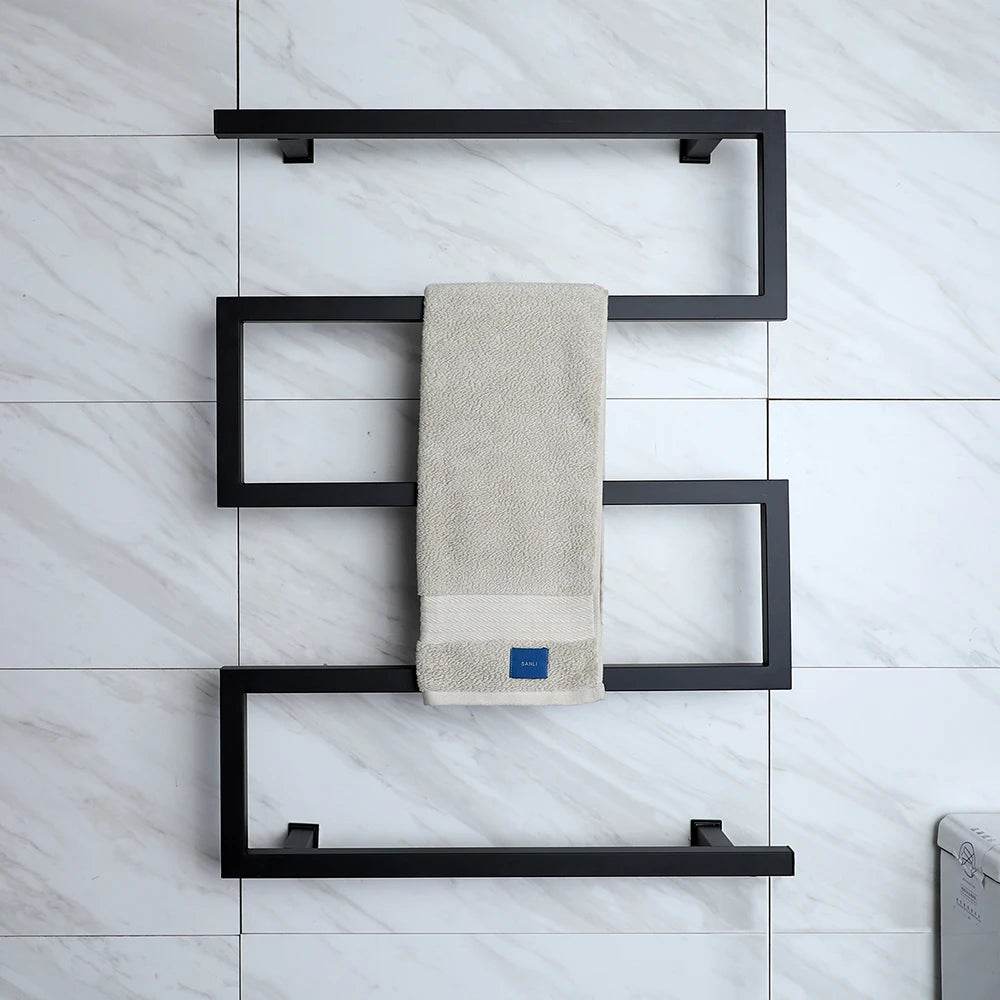 Factory Wholesale Bathroom Wall Mounted Stainless Steel Electric Heating Towel Rack Towel Warmer - My Store