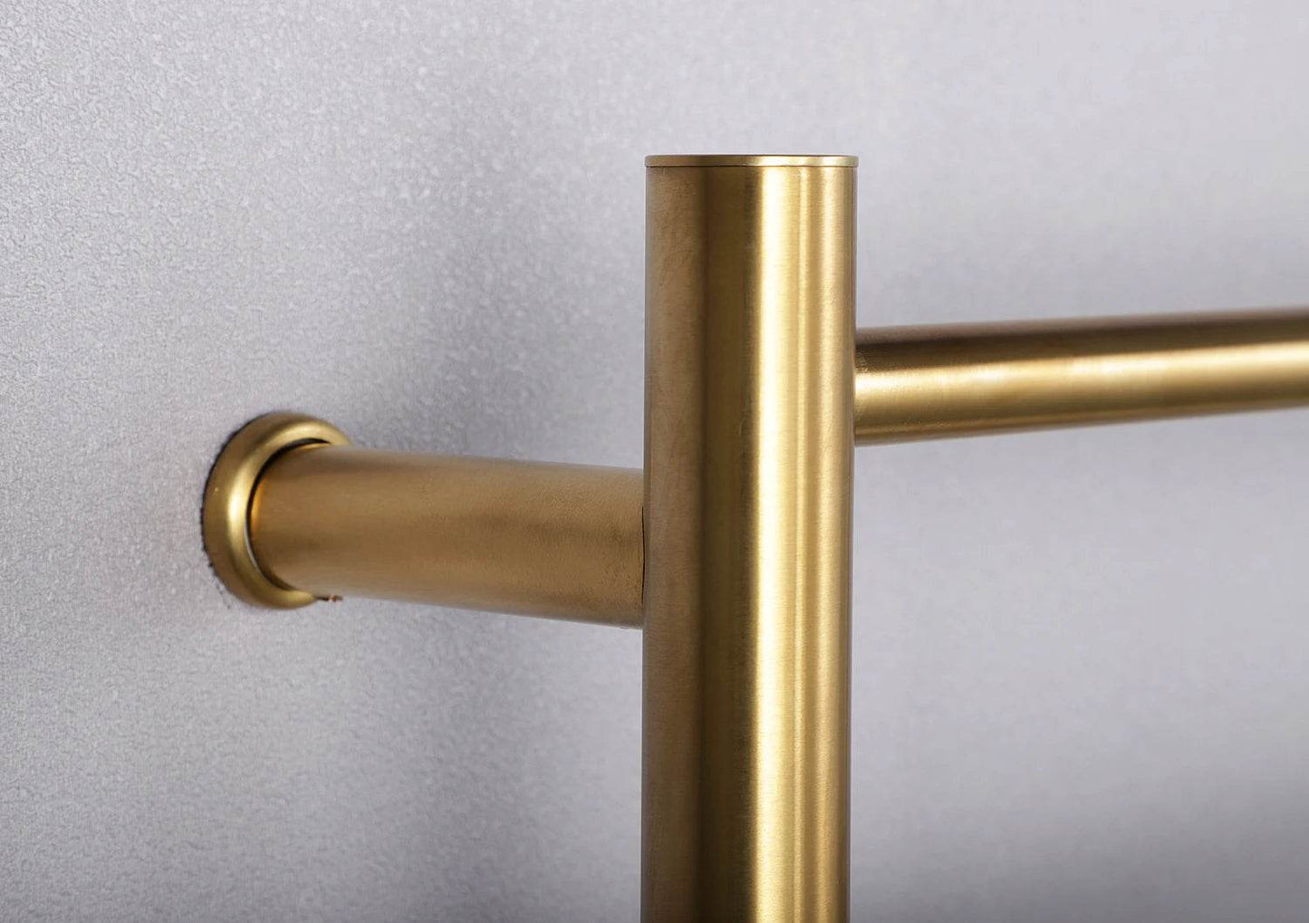 Small Size Stainless Steel Golden Finishing Electric Towel Radiator Heated Warmer - My Store