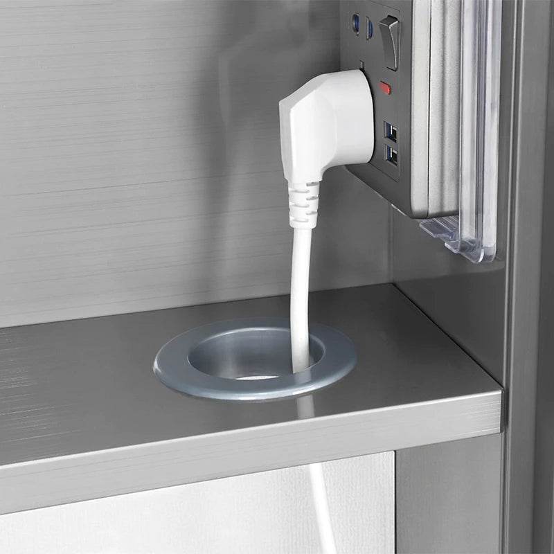 Modern Dressing Mirror Jewelry Cabinet Bathroom Smart Mirror Touchscreen Cabinet Set - My Store