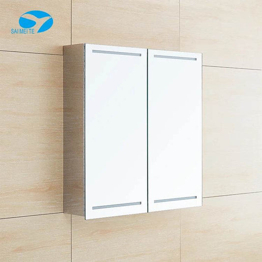 Illuminated Led Lighted Bathroom Led Mirror Cabinet Mirror Bathroom LED Light Medicine Cabinet - My Store