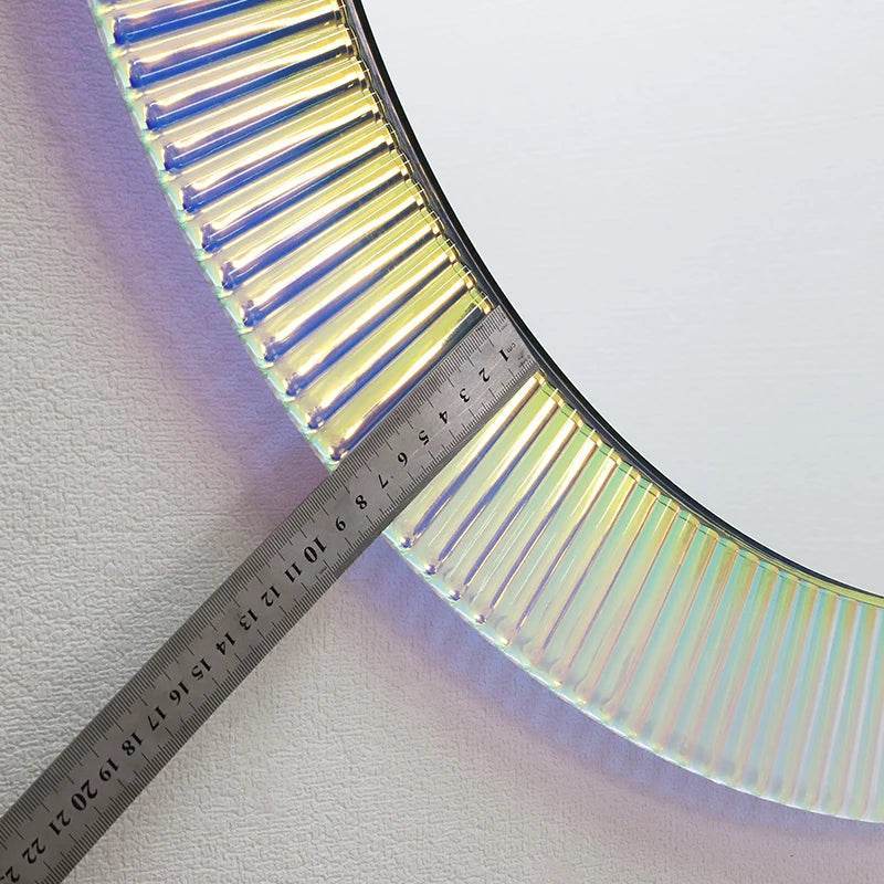 Round Led Makeup Smart Mirror Bathroom With Led Light Touch Screen Led Bath Smart Mirror for Bathroom - My Store