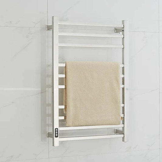 Square bar Polishing Electric Towel Warmer Rack With Timer - My Store