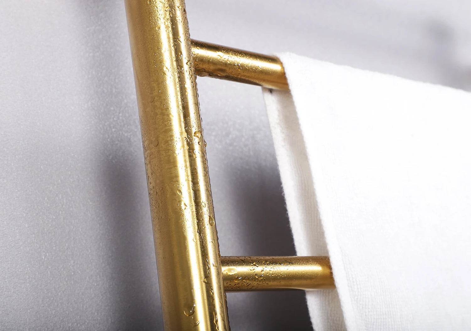 Small Size Stainless Steel Golden Finishing Electric Towel Radiator Heated Warmer - My Store