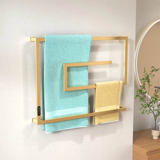 Heated Towel Rail Electric Towel Warmer Machine Electric Heating Towel Radiator Rack - My Store
