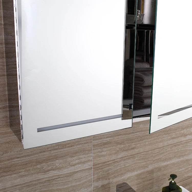 Illuminated Led Lighted Bathroom Led Mirror Cabinet Mirror Bathroom LED Light Medicine Cabinet - My Store