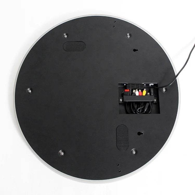 Round Shape Wall Mounted Led 4mm Silver Touch Screen Smart TV Mirror Android System - My Store