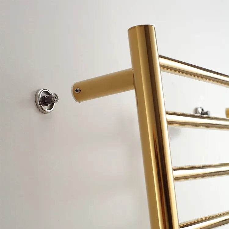 Golden Luxury Stainless Steel Towel Racks Electric Heated Towel Rails Towel Warmer Radiators - My Store