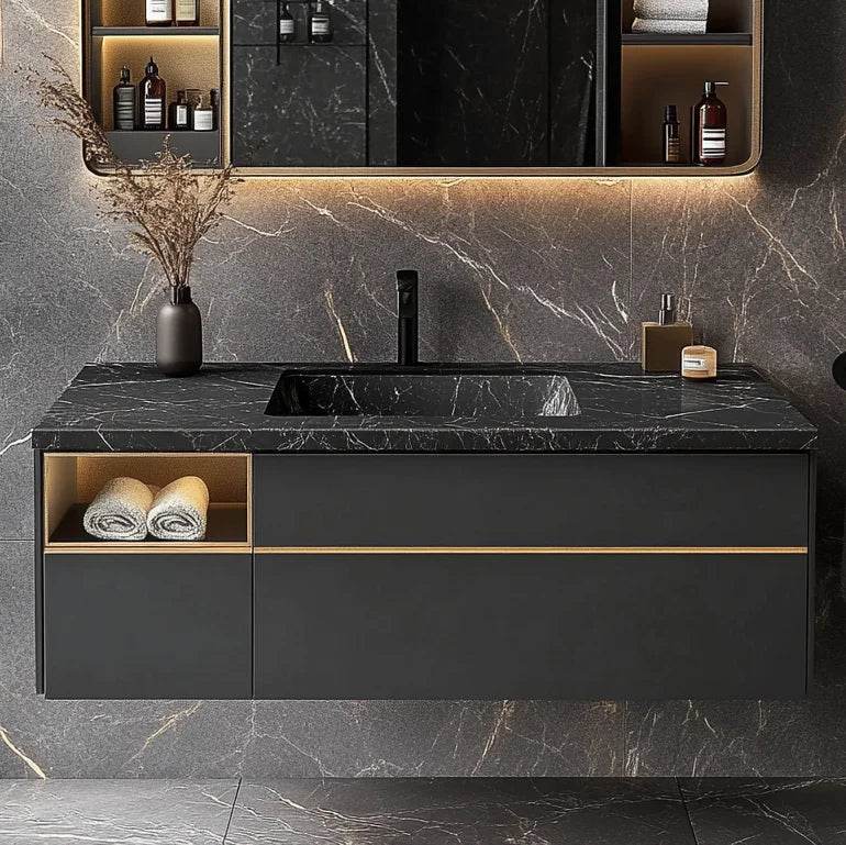 High End Bathroom Vanity Set Design Bathroom Cabinets Mirror Sink Bathroom Vanity 36 Inch - My Store