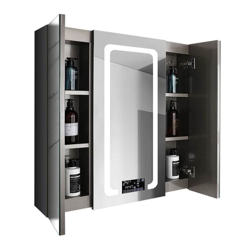 Speaker Bathroom Storage Smart LED Mirror Cabinet IP44 CE - My Store