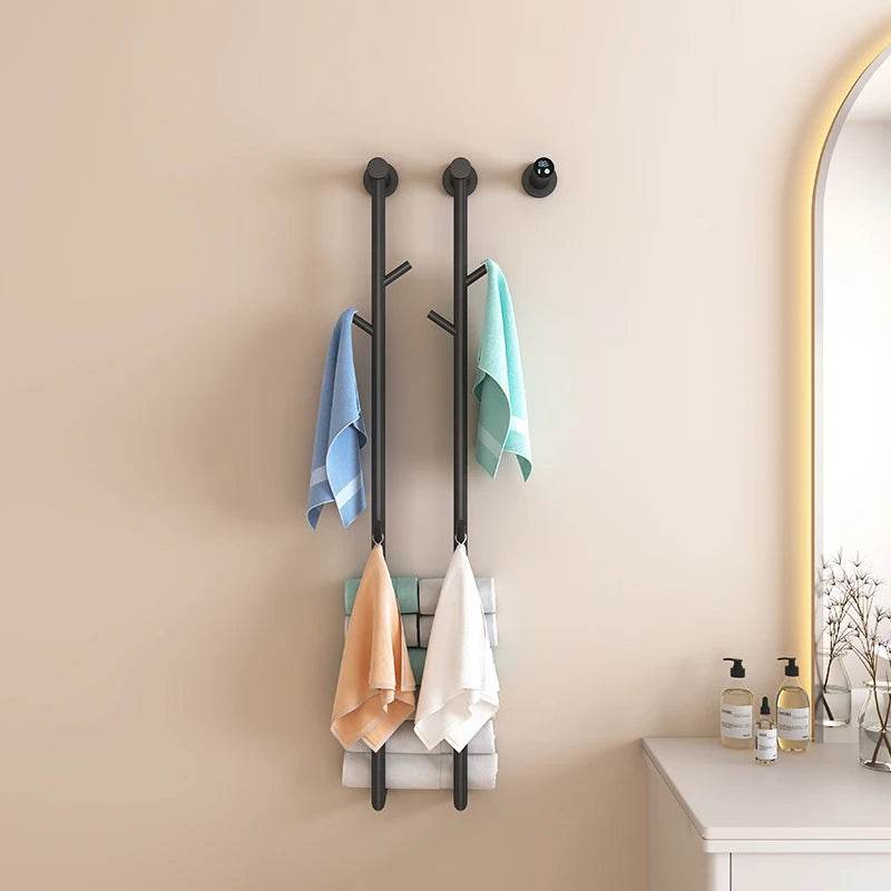 Smart Stainless Steel Heated Electric Towel Warmer Rack Wall Mounted - My Store