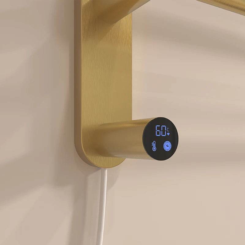 Luxury Bathroom Towel Warmer Heater Electric Spa Wall-Mounted Towel Warmer for Golden Living Room - My Store