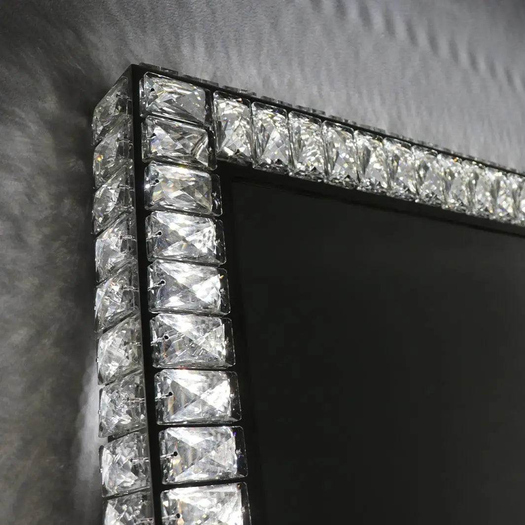 Luxury Stand Dressing Mirror Diamond Led Large Wall Mirrors Wholesale Barbershop Full Length Mirror With Light - My Store