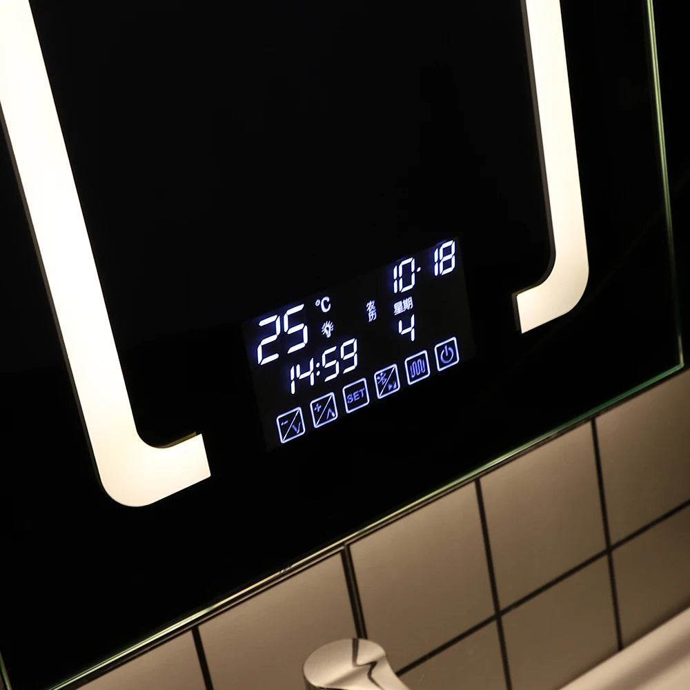 Speaker Bathroom Storage Smart LED Mirror Cabinet IP44 CE - My Store