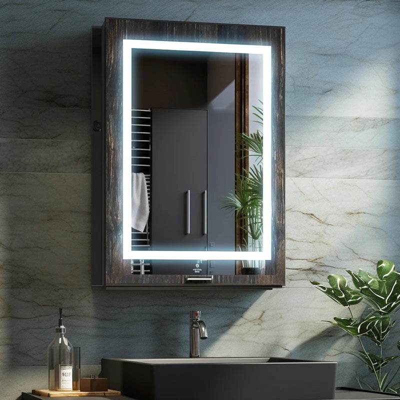 Storage Design Mirror Sink Bathroom Cabinet Jewelry Stainless Steel Bathroom Cabinet With Mirror Basin - My Store