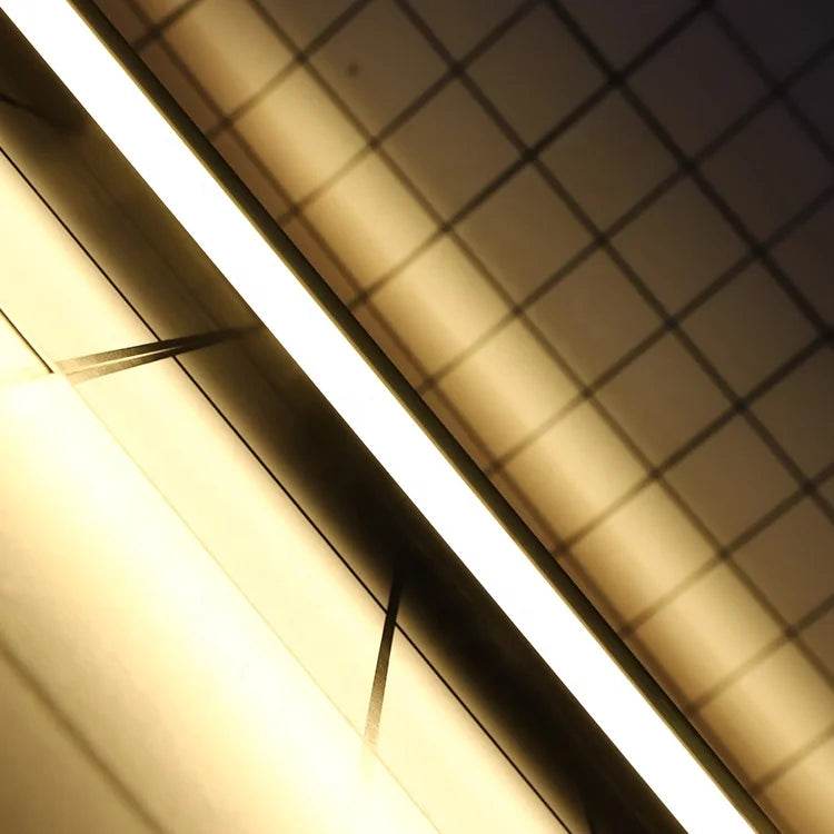 Full Body Mirror With Lights Touch Control Wall Mounted LED Long Length Mirror Backlit Light Vertical for Bathroom - My Store